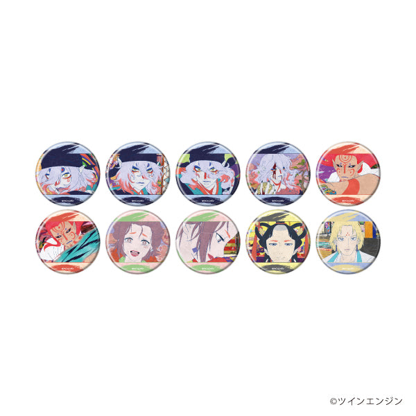 『モノノ怪 第三章 蛇神』缶バッジ04/コンプリートセット(全10種)(場面写イラスト)