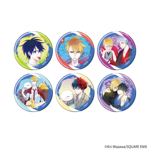 『不機嫌なモノノケ庵』缶バッジ01/コンプリートセット(全6種)