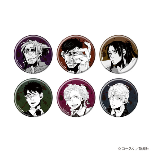 『GANGSTA.』缶バッジ01/コンプリートセット(全6種)(公式イラスト)