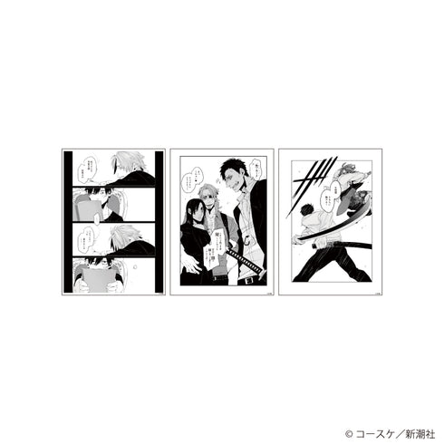 『GANGSTA.』REPLICA GENGA 3枚セット01/A(公式イラスト)