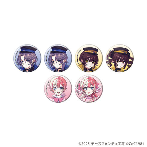 『きみの煌めきに恋してる』缶バッジ01/コンプリートセット(全6種)(公式イラスト)