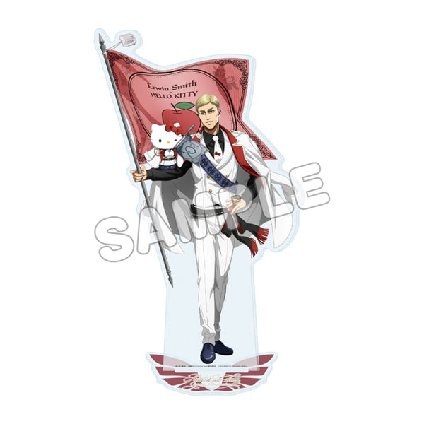 《进击的巨人×三丽鸥角色》大号亚克力立牌 埃尔文×凯蒂猫