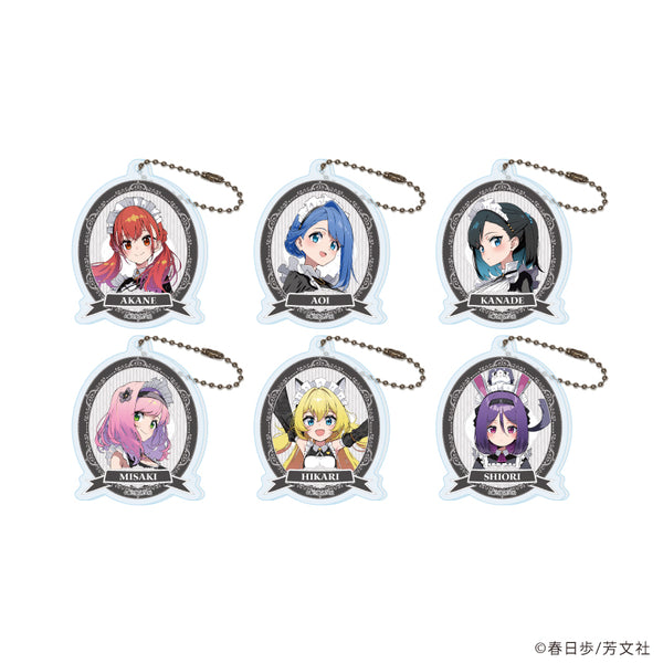 "Dandelion in the Castle Town" Acrylic Keychain 01 / Complete Set (All 6 Varieties) (Original Illustration)