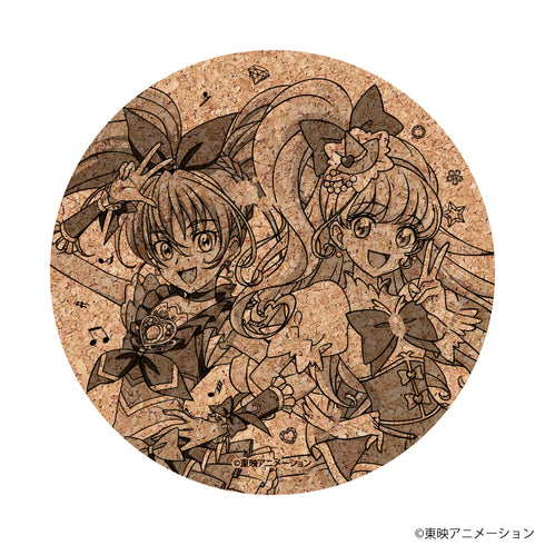 『スイートプリキュア♪』コルクコースター「魔法つかいプリキュア!」06/キュアメロディ&キュアミラクル