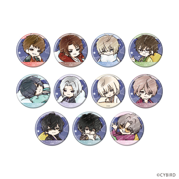 『イケメン戦国◆時をかける恋』缶バッジ02/おやすみver. コンプリートセット(全11種)(グラフアートイラスト)