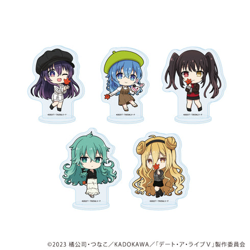 『デート・ア・ライブV』アクリルぷちスタンド01/コンプリートセット(全5種)(ミニキャライラスト)