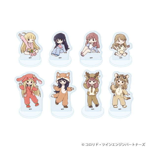 『超かぐや姫!』アクリルぷちスタンド02/コンプリートセット(全8種) お泊まり会&着ぐるみパジャマ(グラフアートイラスト)