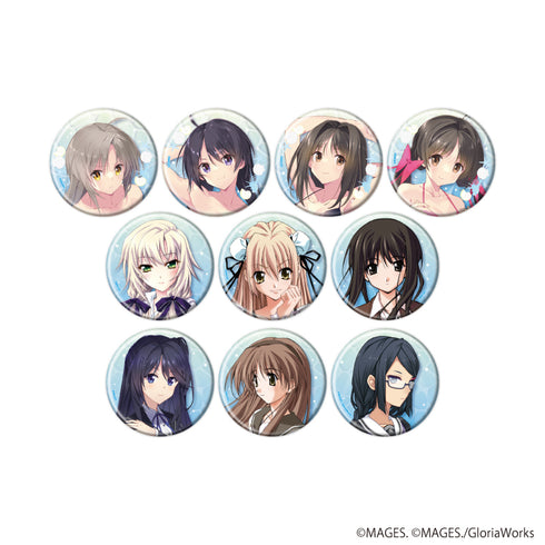 『メモリーズオフシリーズ』缶バッジ04/コンプリートセット(全10種)(公式&描き下ろしイラスト)