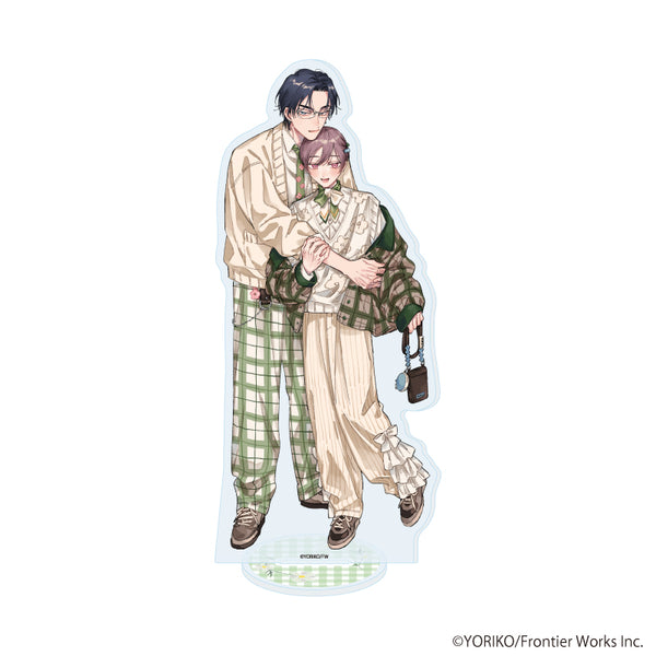 『まるごとぜんぶに恋してよ』アクリルスタンド01/晴真&藍(描き下ろしイラスト)