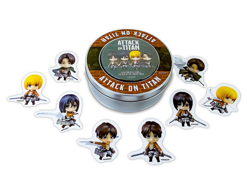 『進撃の巨人』ねんどろいどぷらす 缶入りフレークシール