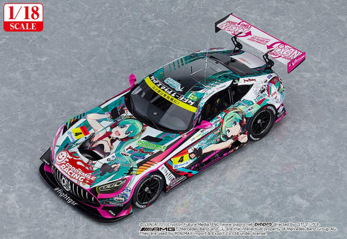 『初音ミク GTプロジェクト』1/18 グッドスマイル 初音ミク AMG 2020 SUPER GT Okayama Test Ver.【202607再販】