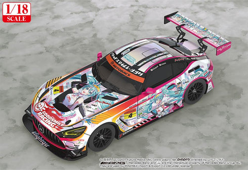 『初音ミク GTプロジェクト』1/18 グッドスマイル 初音ミク AMG 2021 SUPER GT参戦100戦記念Ver.【202607再販】