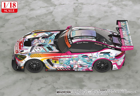 『初音ミク GTプロジェクト』1/18 グッドスマイル 初音ミク AMG 2021 SUPER GT参戦100戦記念Ver.【202607再販】