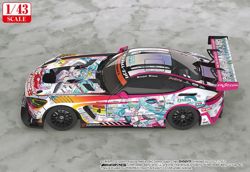 『初音ミク GTプロジェクト』1/43 グッドスマイル 初音ミク AMG 2021 SUPER GT参戦100戦記念Ver.【202607再販】