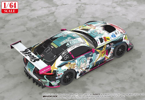 『初音ミク GTプロジェクト』1/64 グッドスマイル 初音ミク AMG 2018 SUPER GT Ver.【202606再販】