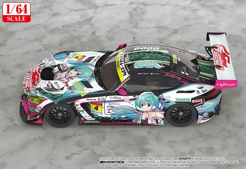 『初音ミク GTプロジェクト』1/64 グッドスマイル 初音ミク AMG 2019 SUPER GT Ver.【202606再販】