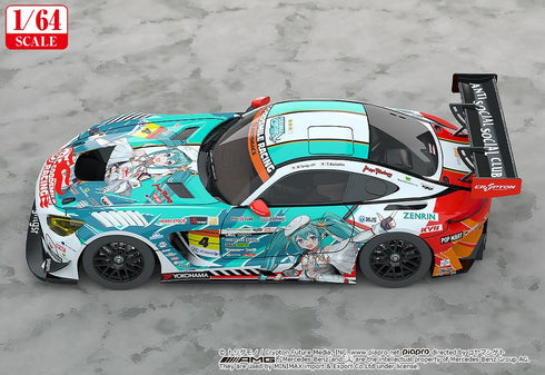 『初音ミク GTプロジェクト』1/64 グッドスマイル 初音ミク AMG 2023 開幕戦Ver.【202606再販】