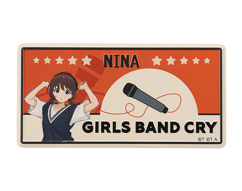 『ガールズバンドクライ』GIRLS BAND CRY トレーディングナンバープレート風マグネット【BOX】