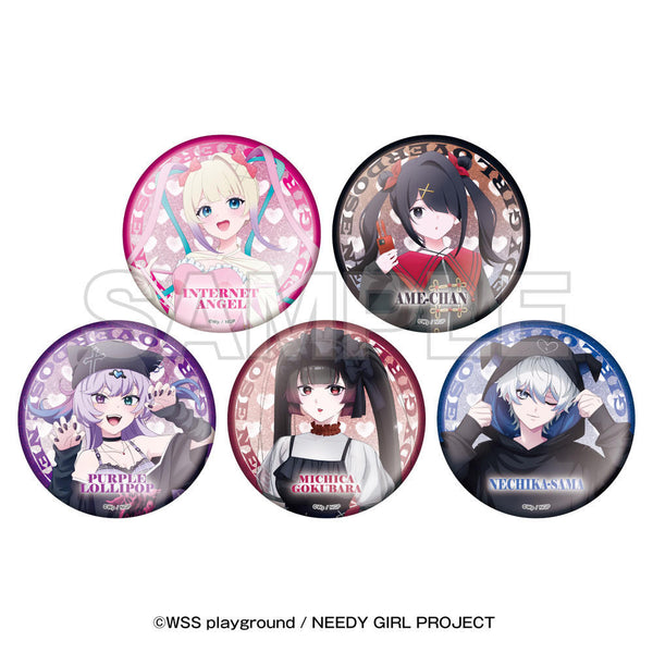 『NEEDY GIRL OVERDOSE×東急歌舞伎町タワー』トレーディンググリッター缶バッジ(全5種)【BOX】