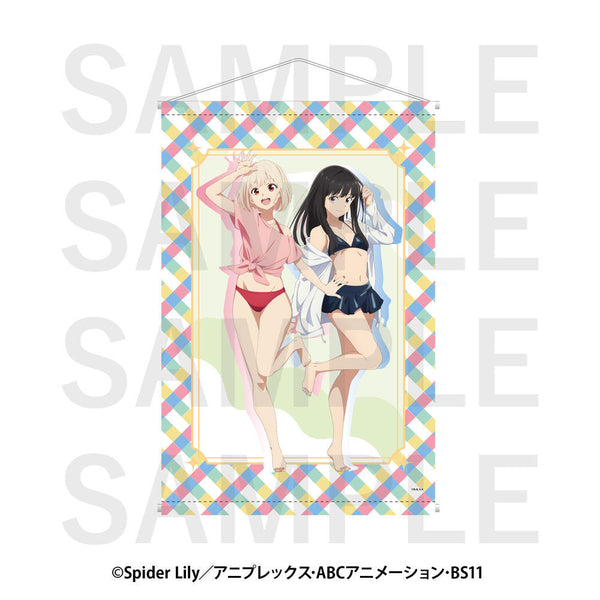 "Licorice Recoil × Toshimaen Niwa no Yu" B2 Tapestry (Swimsuit)