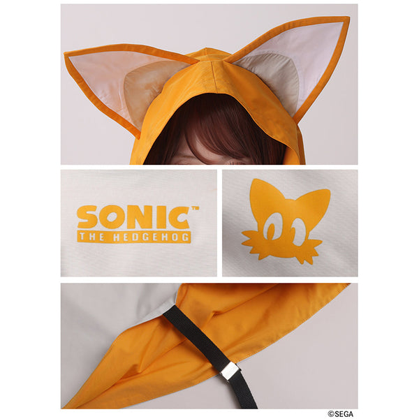 『ソニック・ザ・ヘッジホッグ×Favoriteコラボ』*テイルス 心優しき小ギツネのケープポンチョフーディジャケット