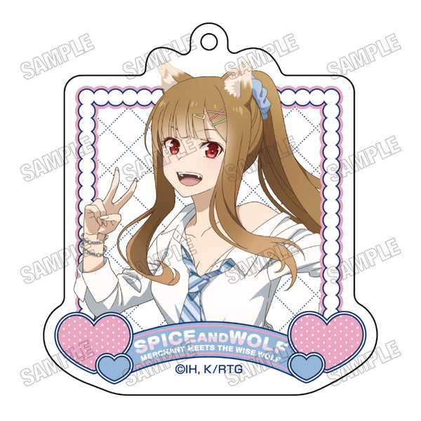 『狼と香辛料 MERCHANT MEETS THE WISE WOLF』描き下ろしアクリルキーホルダー2平成スタイルver.
