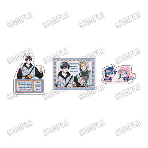 "The Handsome Salesman at Work Is My Ideal Pet Owner" Original Illustration Sticker Set 2