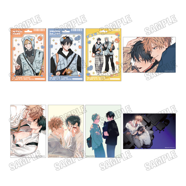 "The Handsome Salesman at Work Is My Ideal Pet Owner" Illustrated Card Set