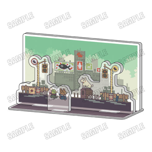『違う冬のぼくら』ミニアクリルジオラマ2