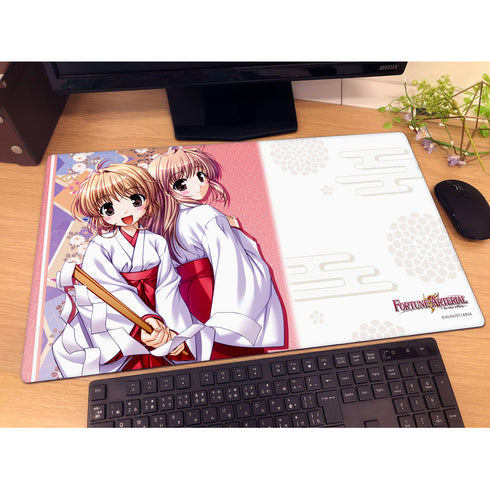《FORTUNE ARTERIAL》橡膠墊(悠木奏&悠木陽菜/巫女服)