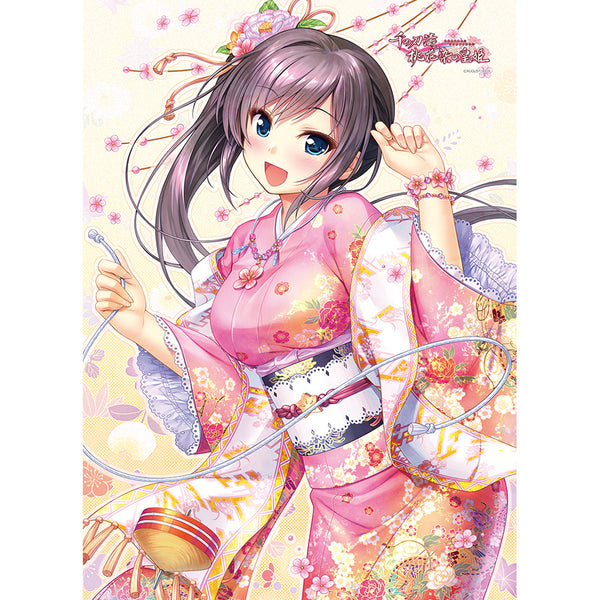 『千の刃濤、桃花染の皇姫』B2タペストリー(稲生滸/着物)Wスエード