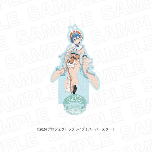 "Love Live! Superstar!! × Karaoke no Tetsujin - Hop, Step, Moon!" Original Acrylic Stand: Moon Viewing Ver. Shiki Wakana