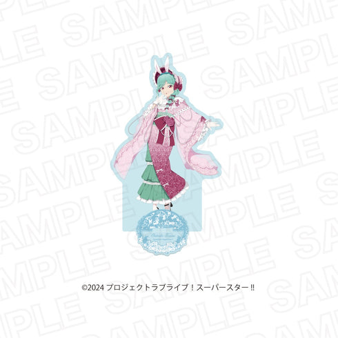 《Love Live! SuperStar!! × 卡拉OK铁人 ‐ Hop, Step, Moon!-》全新绘制亚克力立牌 赏月版 鬼冢冬毬