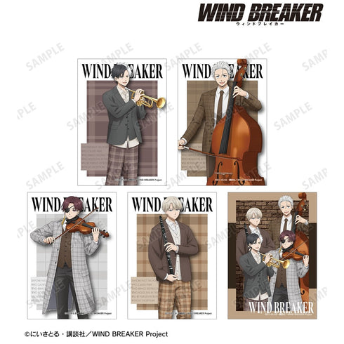 《WIND BREAKER》全新繪製 爵士版 寫真卡5張套組 ver.B