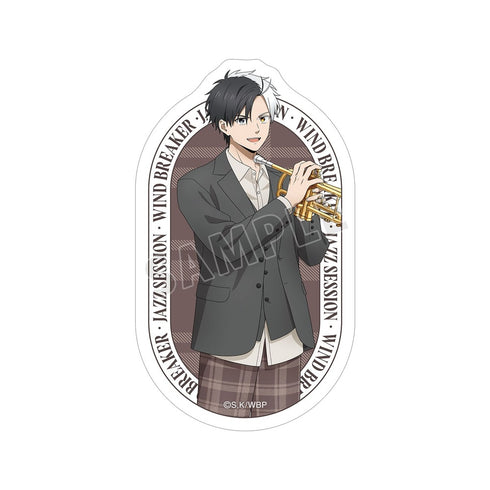 "WIND BREAKER" Original Illustration: Haruka Sakura (Jazz Ver.) Die-Cut Sticker