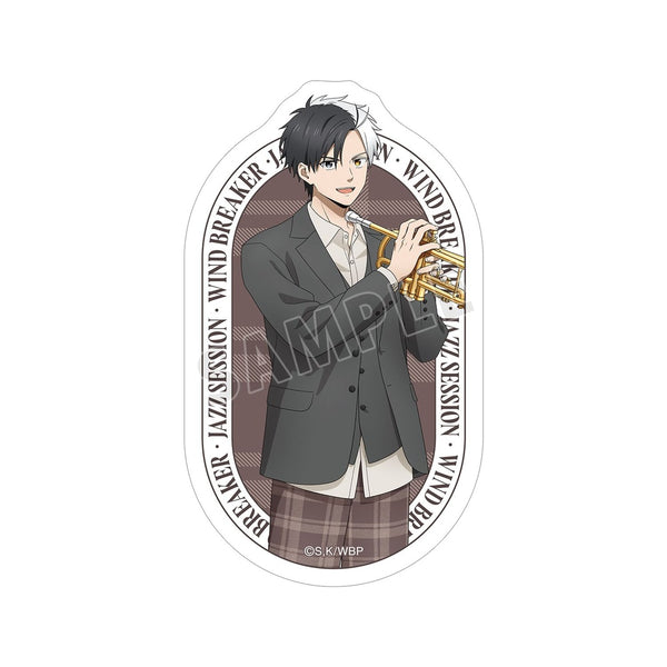 『WIND BREAKER』描き下ろし 桜 遥 ジャズver. ダイカットステッカー