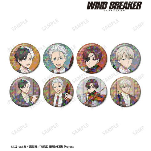 "WIND BREAKER" Original Art: Jazz Ver. Trading Hologram Pin Badges (Sold by the box)