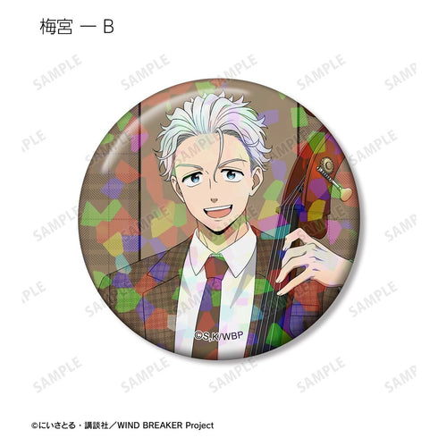 "WIND BREAKER" Original Art: Jazz Ver. Trading Hologram Pin Badges (Sold by the box)