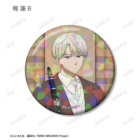 "WIND BREAKER" Original Art: Jazz Ver. Trading Hologram Pin Badges (Sold by the box)