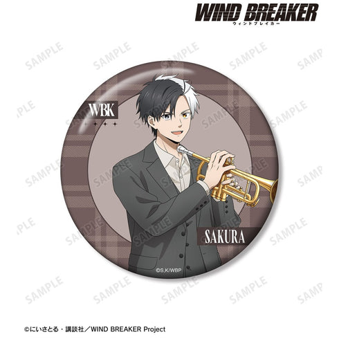 《WIND BREAKER》全新繪製 櫻遙 爵士版 100mm 徽章 ver.B