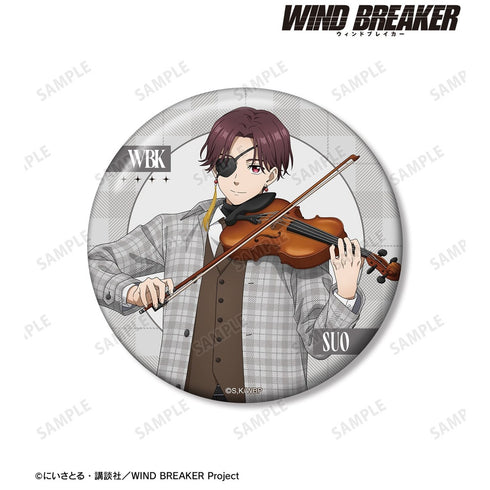 "WIND BREAKER" Original Illustration: Hayato Sohou (Jazz Ver.) 100mm Pin Badge Ver. B