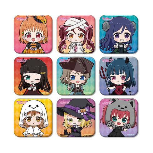 『ラブライブ!サンシャイン!!』ハロウィンver. トレーディング ちびキャラ スクエア缶バッジ(単位/BOX)