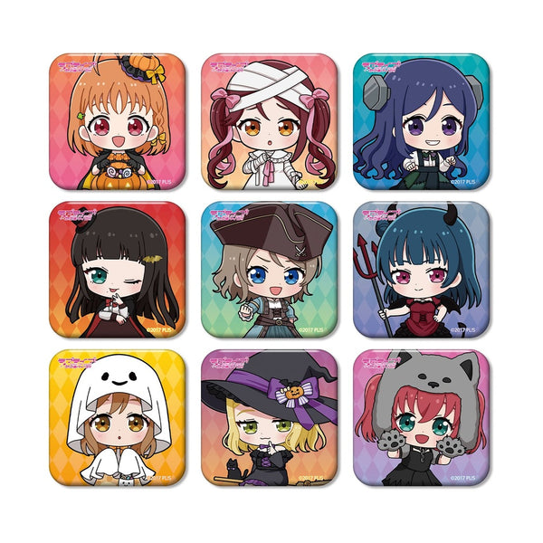 『ラブライブ!サンシャイン!!』ハロウィンver. トレーディング ちびキャラ スクエア缶バッジ(単位/BOX)
