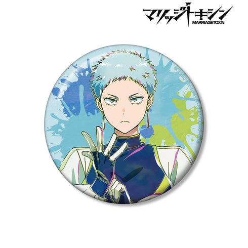 "Marriage Toxin" Shio Shizuku Ani-Art 100mm Pin Badge