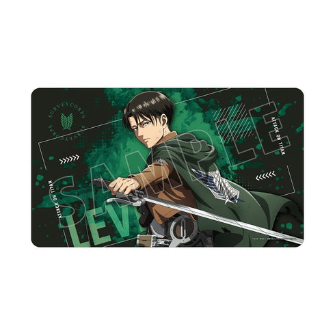『進撃の巨人』描き下ろし リヴァイ 戦う背中ver. 第2弾 マルチデスクマット