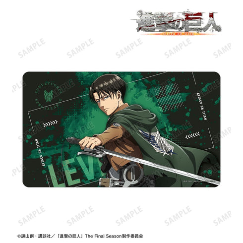 『進撃の巨人』描き下ろし リヴァイ 戦う背中ver. 第2弾 マルチデスクマット