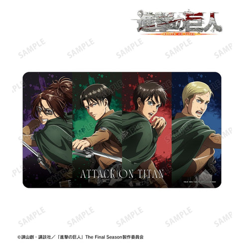 『進撃の巨人』描き下ろし 集合 戦う背中ver. 第2弾 マルチデスクマット