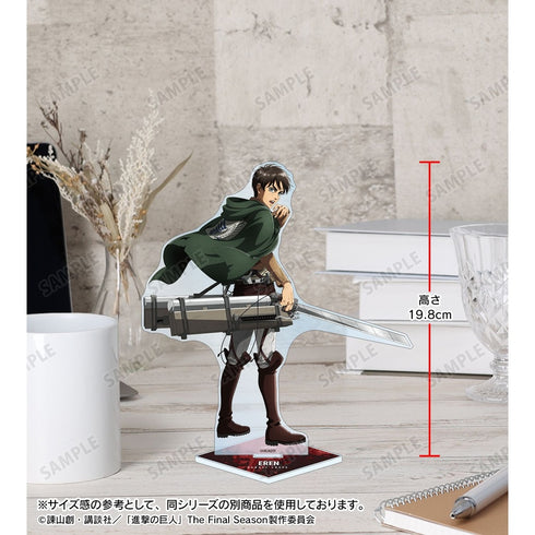 『進撃の巨人』描き下ろし エルヴィン 戦う背中ver. 第2弾 特大アクリルスタンド