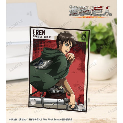 『進撃の巨人』描き下ろし エレン 戦う背中ver. 第2弾 A6アクリルパネル