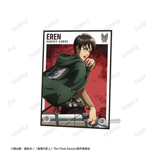 『進撃の巨人』描き下ろし エレン 戦う背中ver. 第2弾 A6アクリルパネル